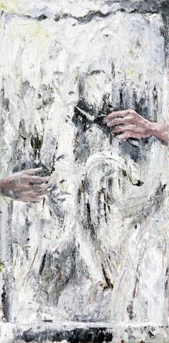 Artist's Hands by Sony Santosa Original Fine Art from Ketut Rudi