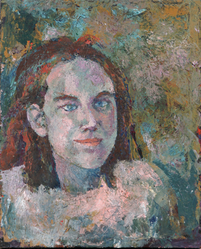 Female Face by Sony Santosa Original Fine Art from Ketut Rudi