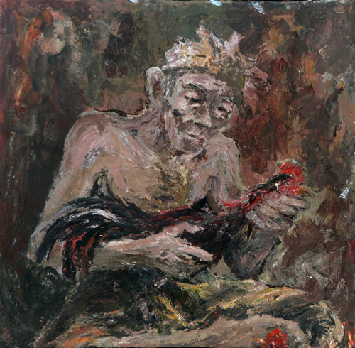 The Offering by Sony Santosa Original Fine Art from Ketut Rudi