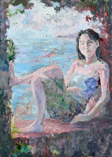 Interrupted Vistas by Sony Santosa Original Fine Art from Ketut Rudi