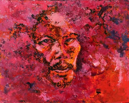 Self Portrait by Sony Santosa Original Fine Art from Ketut Rudi