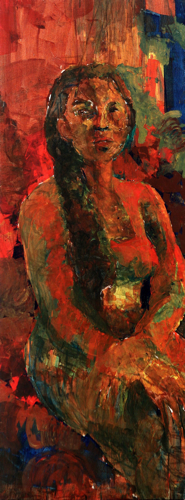 Portait of a Lady by Sony Santosa Original Fine Art from Ketut Rudi