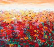 Poppies by Abdi Original Fine Art from Ketut Rudi