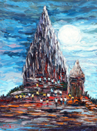Prambanan by Azis Onassis Original Fine Art from Ketut Rudi