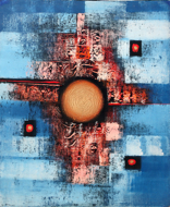 The Sun and Stars by Wayan Danas Original Fine Art from Ketut Rudi
