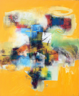 Swathes of Colour by Mahendra Original Fine Art from Ketut Rudi
