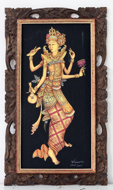 Balinese Dancer - Medicine Buddha by Sumertha Original Fine Art from Ketut Rudi
