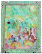 Coconuts in the Jungle by Elisabeth Pirat Original Fine Art from Ketut Rudi