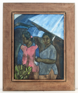 Umbrella by Purwadi Original Fine Art from Ketut Rudi