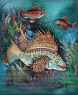 Life on the Reef by Ketut Rudi Original Fine Art from Ketut Rudi