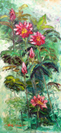 Tropical Flowers by Soleh Jablay Original Fine Art from Ketut Rudi