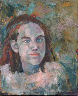 Female Face by Sony Santosa Original Fine Art from Ketut Rudi