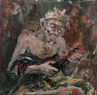 The Offering by Sony Santosa Original Fine Art from Ketut Rudi