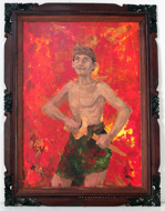 The Last Puputan (Portrait of I Gusti Ngurah Rai) by Sony Santosa Original Fine Art from Ketut Rudi