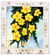 Yellow Flowers by Made Sukadana Original Fine Art from Ketut Rudi