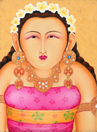 Lady Bali by Wayan Werta Original Fine Art from Ketut Rudi
