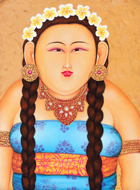 Lady Bali by Wayan Werta Original Fine Art from Ketut Rudi