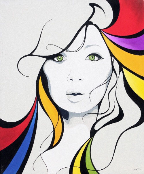 Rainbow Effect by Yudistira Original Art