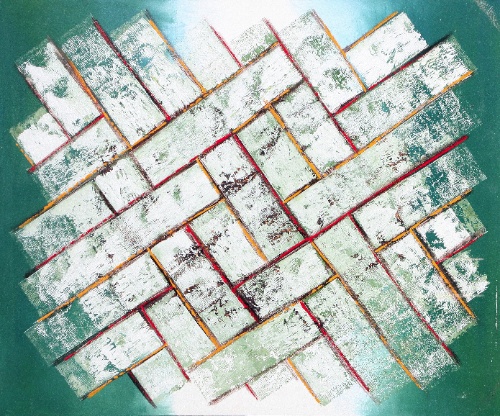 Rattan Green by Liana Original Art
