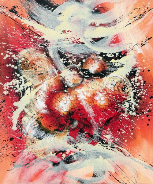 Fish by Liana Original Art