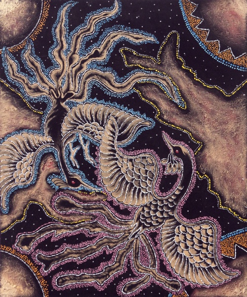 The Phoenix Dance by Geko Original Art
