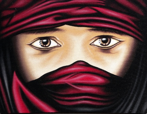 Through the Mask by Yudistira Original Art