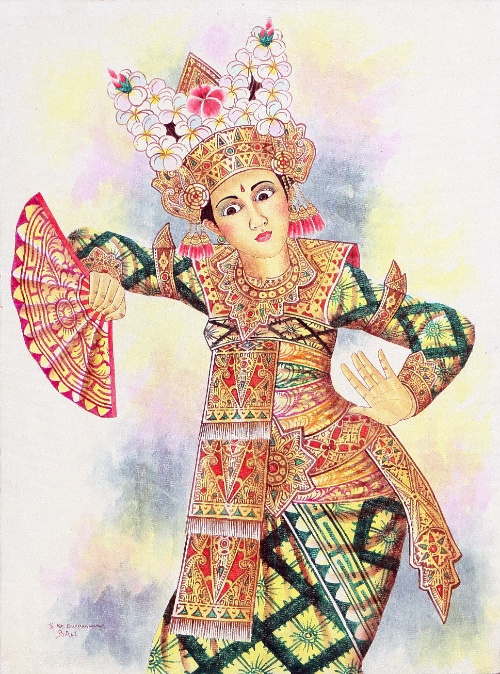 Legong: The Dancer by Ketut Dwipayana Original Art