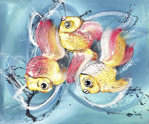 Trio by Yanto Original Art