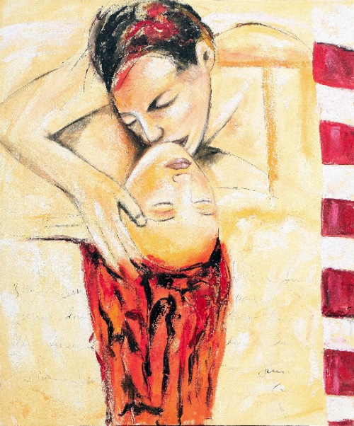 A Lover's Touch by G. Sri Original Art