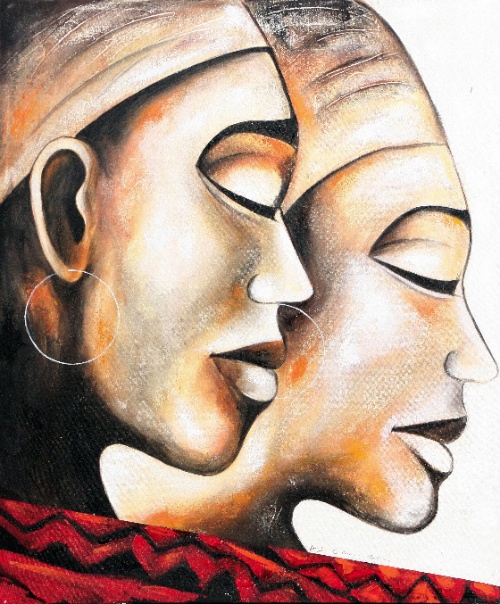 Faces by G. Sri Original Art