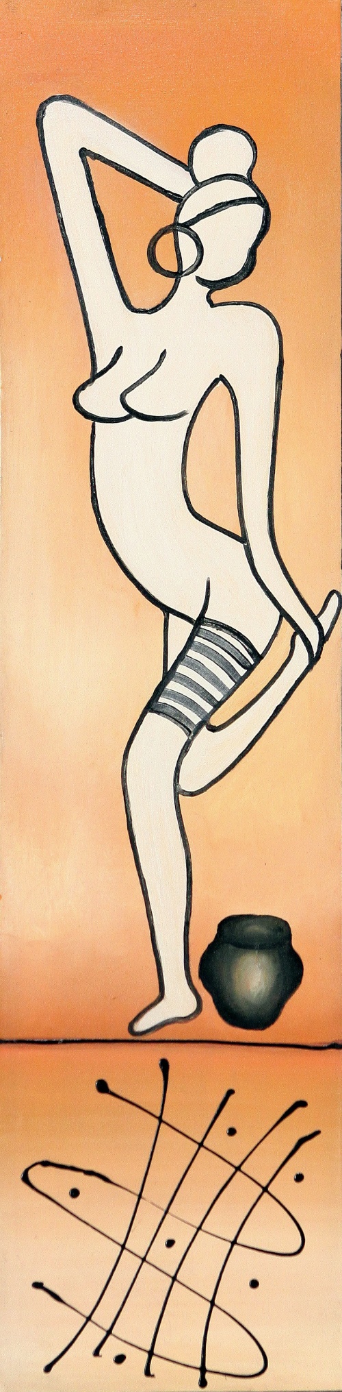 The Dancer by Wardika Original Art