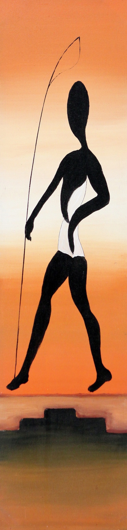 The Fisherman by Wardika Original Art