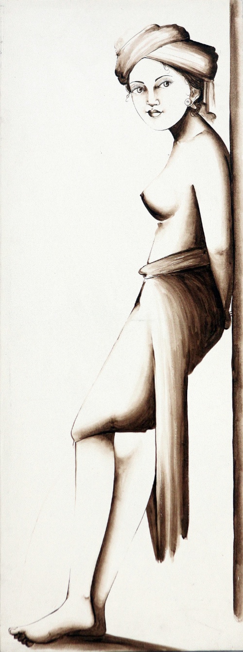 Balinese Lady by Wardika Original Art