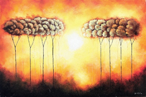 Sunshine through the Trees by Yudistira Original Art