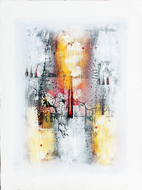 Through the Gorge by Sari Buana Original Art