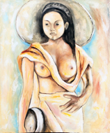 Under the Hat by G. Sri Original Art