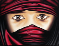 Through the Mask by Yudistira Original Art