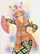 Legong: The Dancer by Ketut Dwipayana Original Art