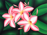 Jepun (Frangipani) by Syah Original Art