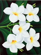 Jepun (Frangipani) by Syah Original Art