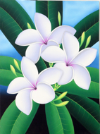 Jepun (Frangipani) by Syah Original Art