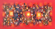 Abstract in Red by I Made Surata Original Art