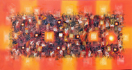 Abstract in Yellow by I Made Surata Original Art