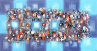 Abstract in Blue by I Made Surata Original Art