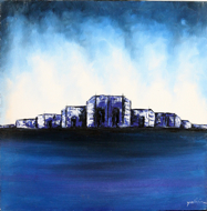 Residential Quarter by Night by Yudistira Original Art