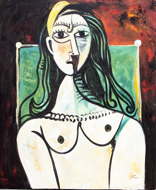 Portait with Headpiece by Jambrut Original Art