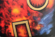 Fire and Water by Yudistira Original Art
