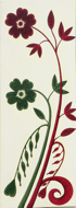 Flowers Red, Green by Geko Original Art