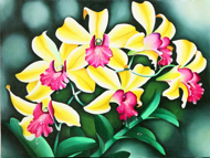 Anggrek (Balinese Orchid) by Syah Original Art