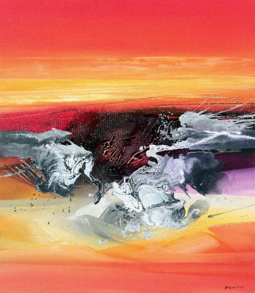 Storm Riders by Ketut Quality Fine Art from Bali, Indonesia - Wayan Arnaya